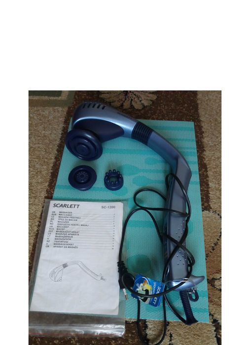 Самое важное - это здоровье! Массажёр электрический SCARLETT, новый
