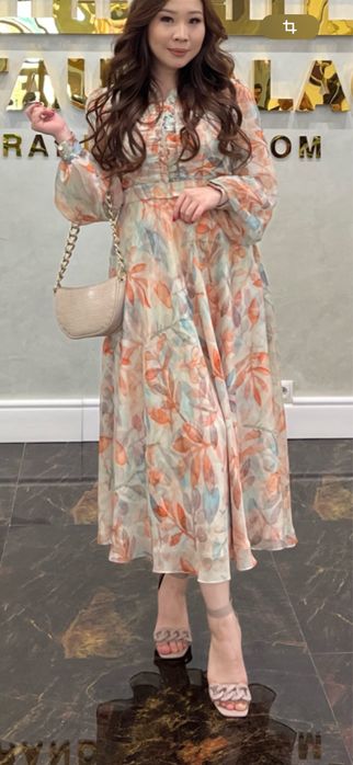 Платье бренда Алия туман