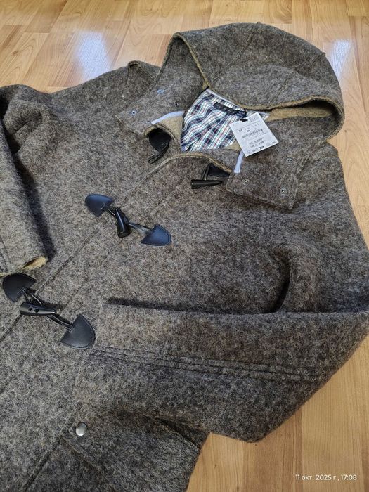 Пальто-дафлкот Zara (Испания),шерсть+кашемир,оригинал,новое,р-р 48