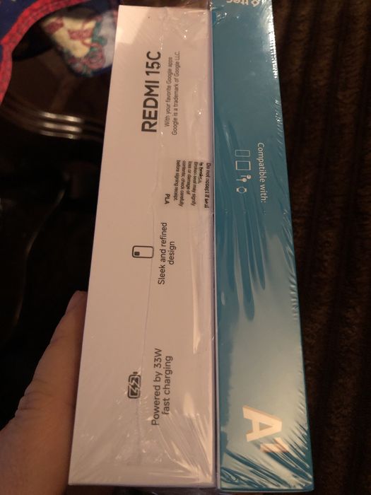 Нeразопакован Телефон Xiaomi Redmi 15C, в комплект със зарядна батерия