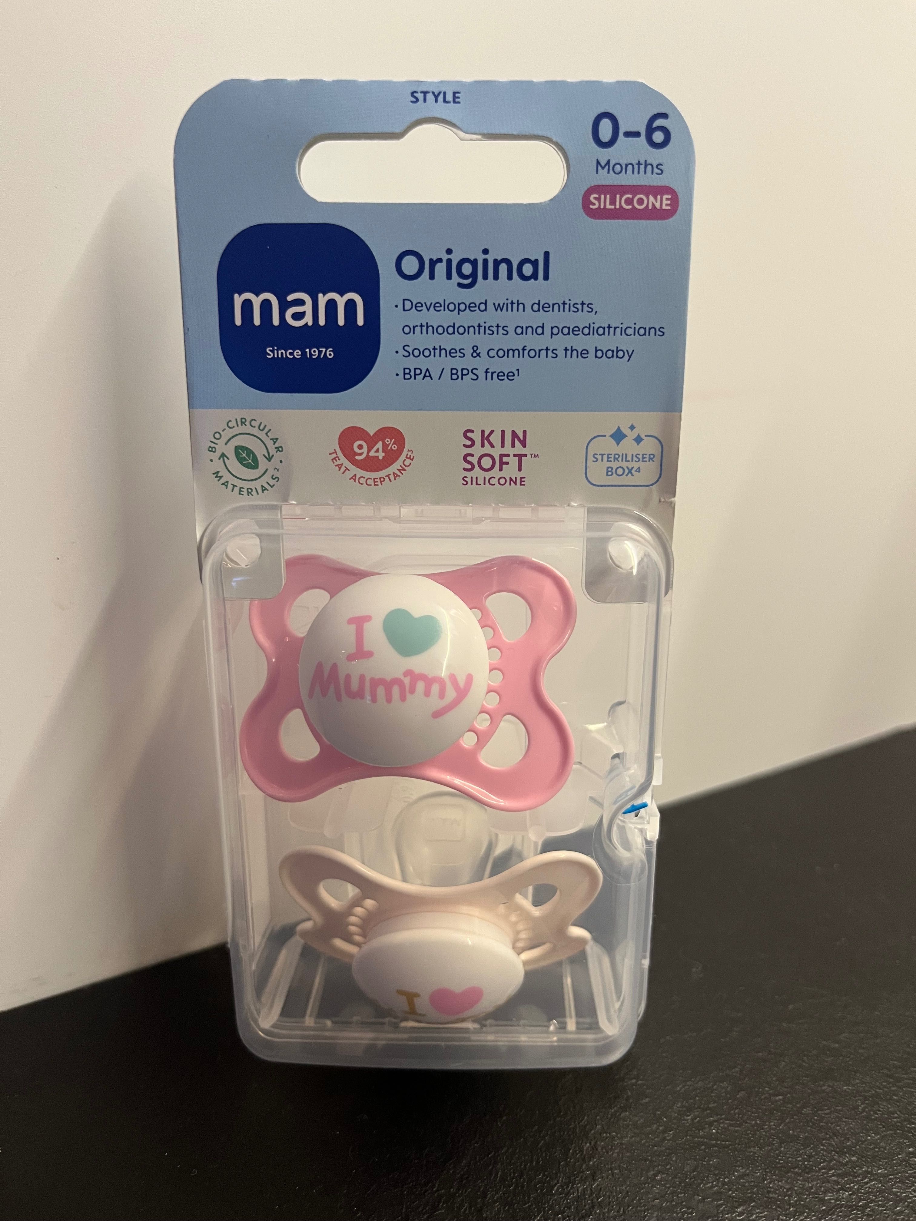 MAM биберони 0-6м