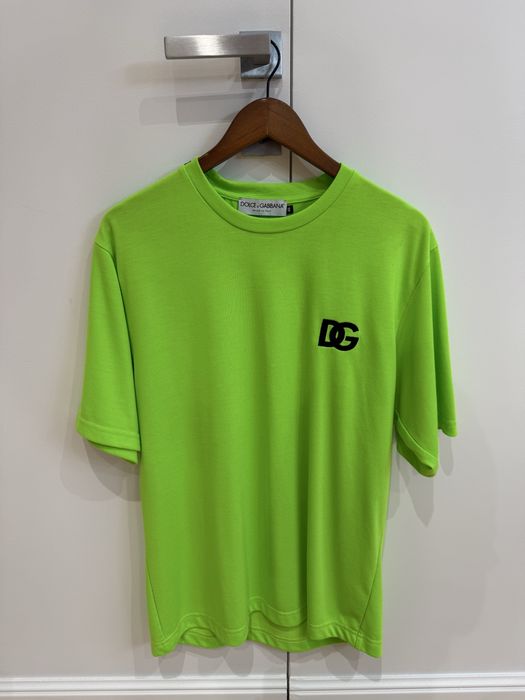 Tricou Dolce&Gabbana verde neon barbati