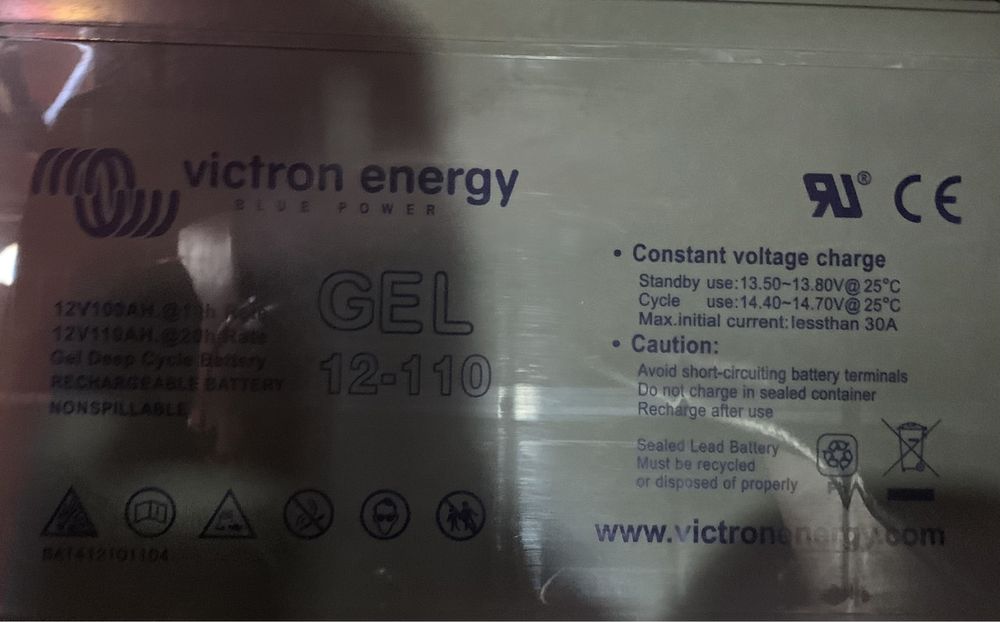 Baterie Victron Energy Acumulator Gel Deep Cycle 12V 110Ah