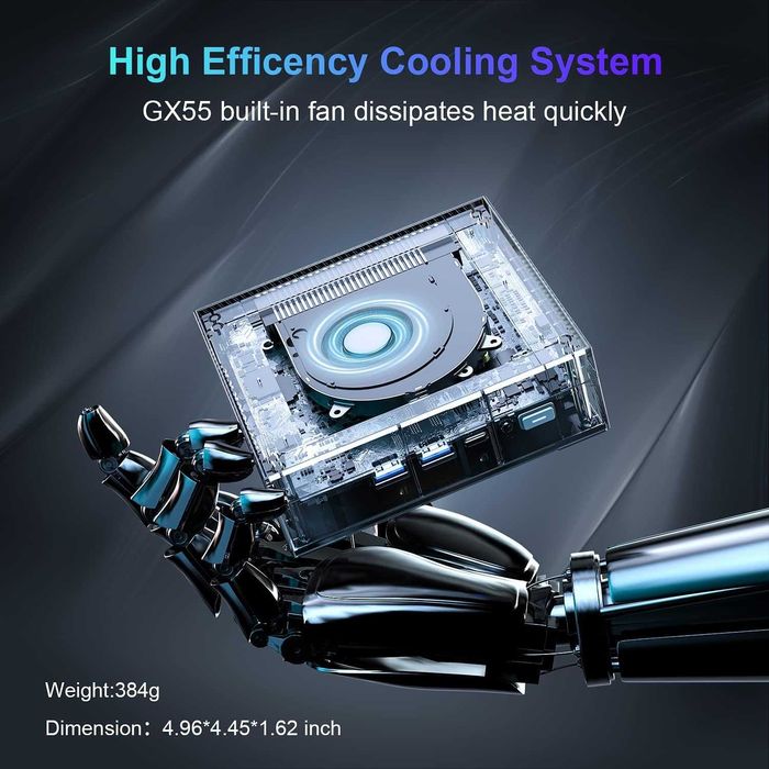 Ново Мини PC (компютър) ALLIWAVA GX55 - 16GB RAM, 512GB NVMe SSD