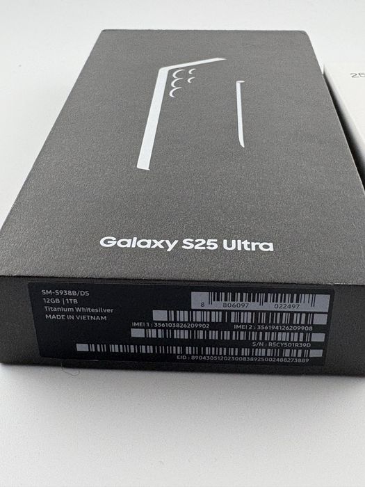 Samsung Galaxy S25 Ultra, 12GB RAM, 1TB, SIGILAT