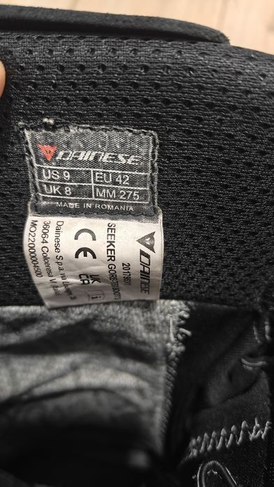 Cizme Moto Marimea 42 Dainese Seeker Gore-tex - Black/army-green