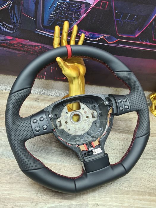 Volan comenzi sau fara PassatB6/Golf5 tesit Rline/GTI tapitat piele