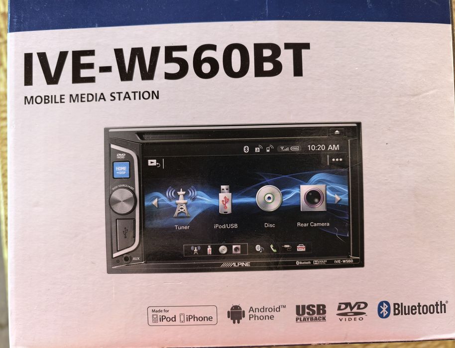 DVD auto Alpine IVE-W560BT