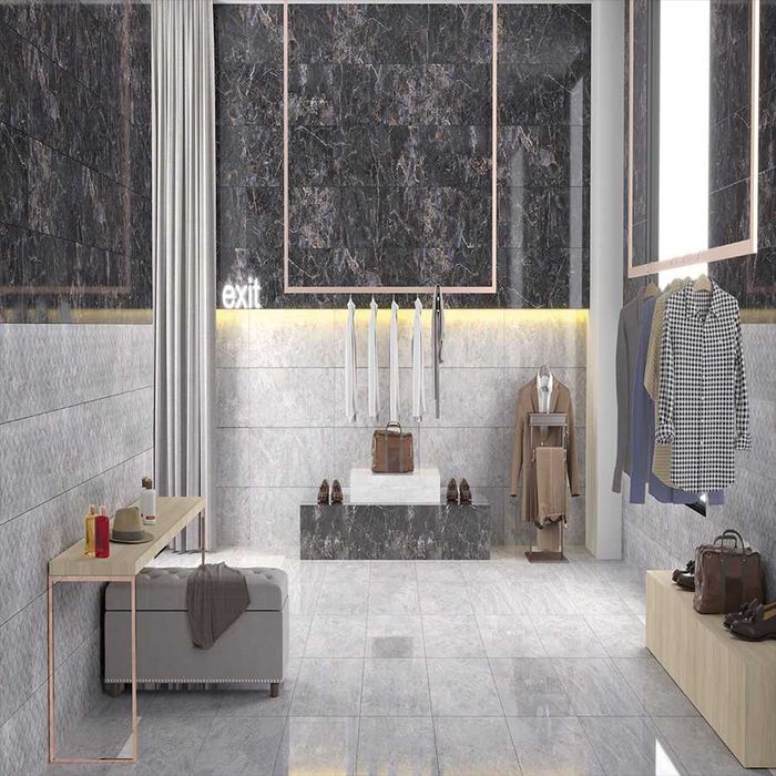 Faianta MILA Light Grey Dekofon 30X90 Gri