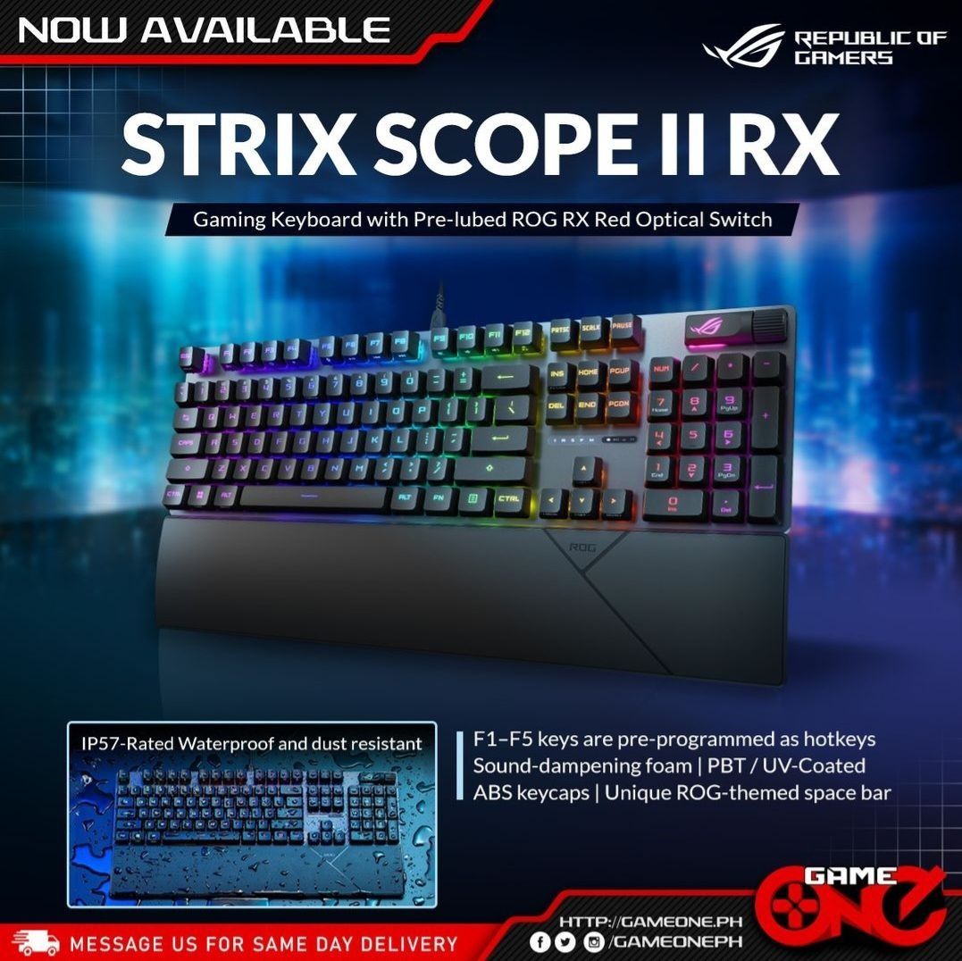 Asus Scope 2 RX Wired СКИДКА Проводная Механическая Клавиатура