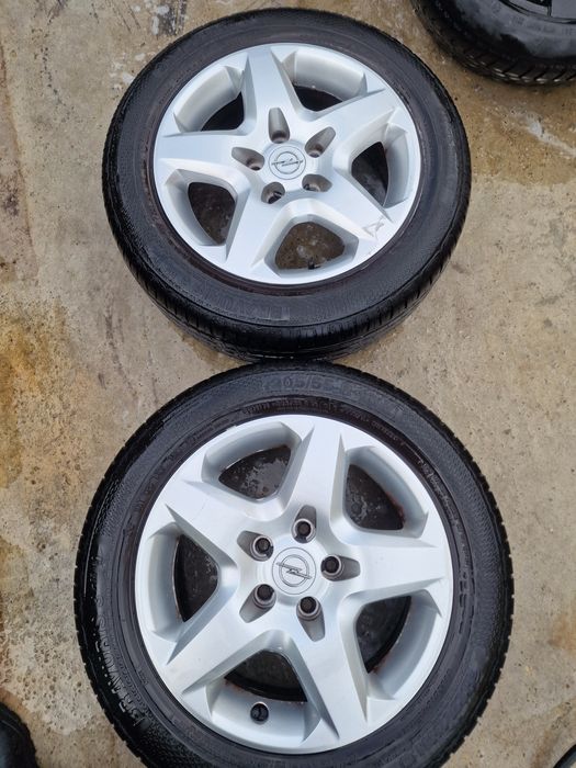 Set doua jante cu cauciucuri vara 205/55/16 Opel astra h,Zafira b