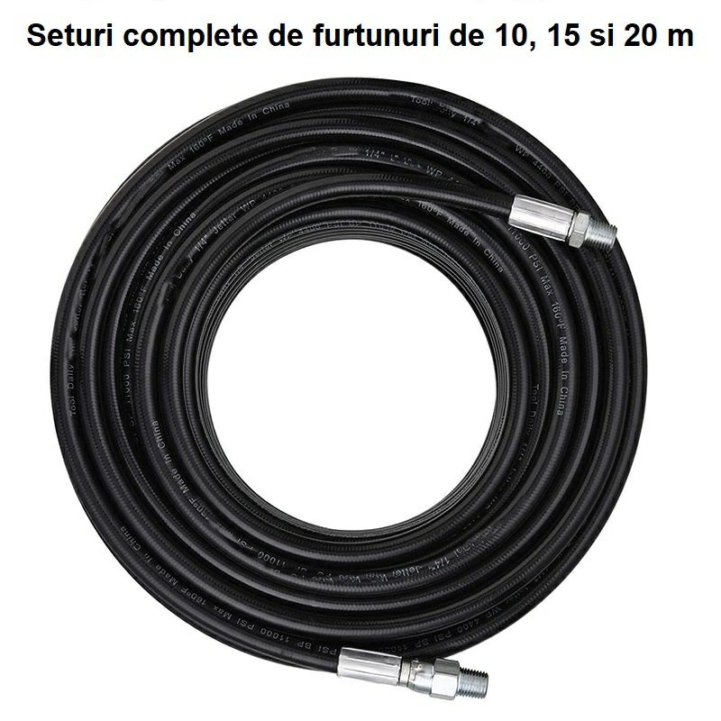 Furtun profesional desfundat tevi canalizare burlane toalete universal