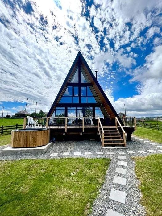 Vand cabane din lemn A 6 x 9m