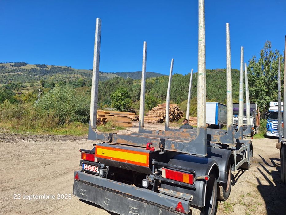 Remorca Jyki V31 2008 transport forestier lemn bustean