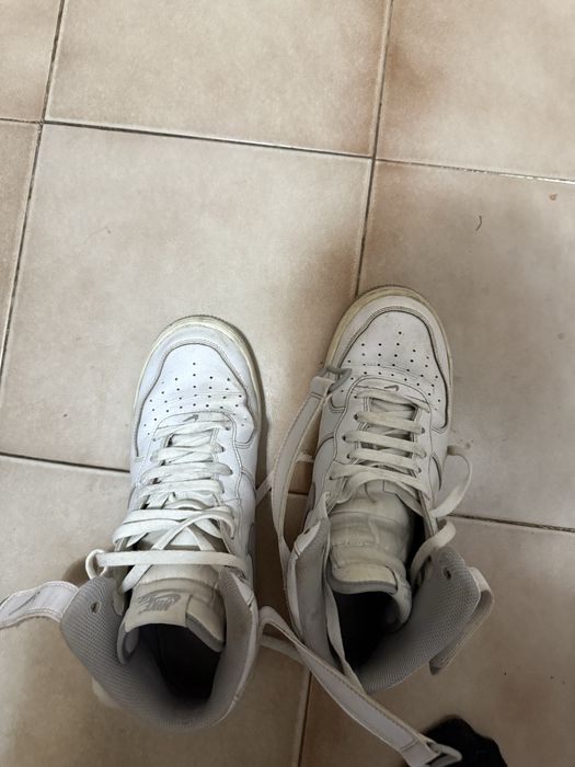 Nike Air Force Mid White Grey Retro