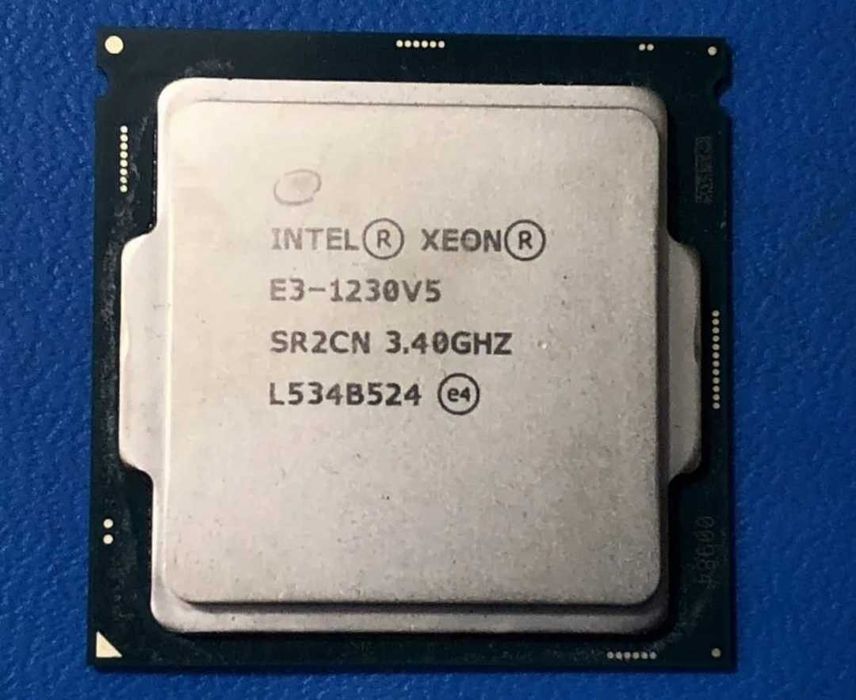 Процессор E3 1230 v5(аналог Core i7 6700)