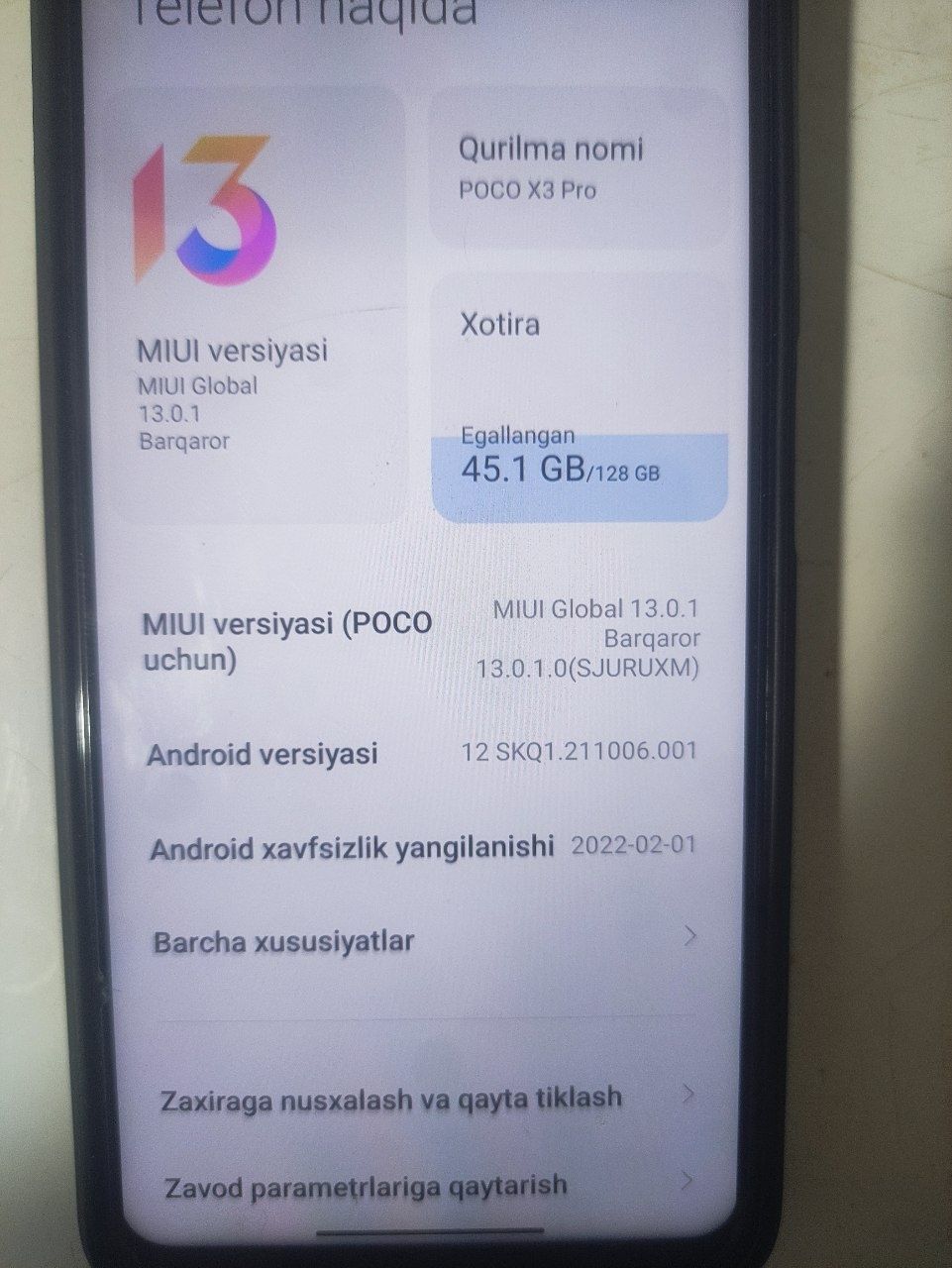 Poco x3 Pro 8/128