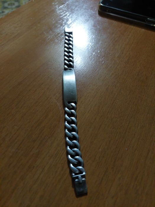 Мужская серебряная цепочка