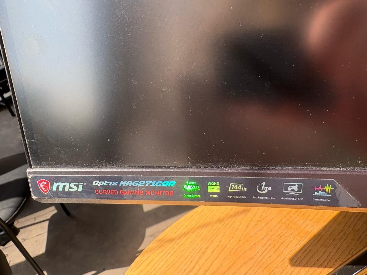 Продаю монитор msi optix mag271cqr 144hz