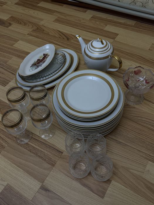Посуда сервиз, новые почти