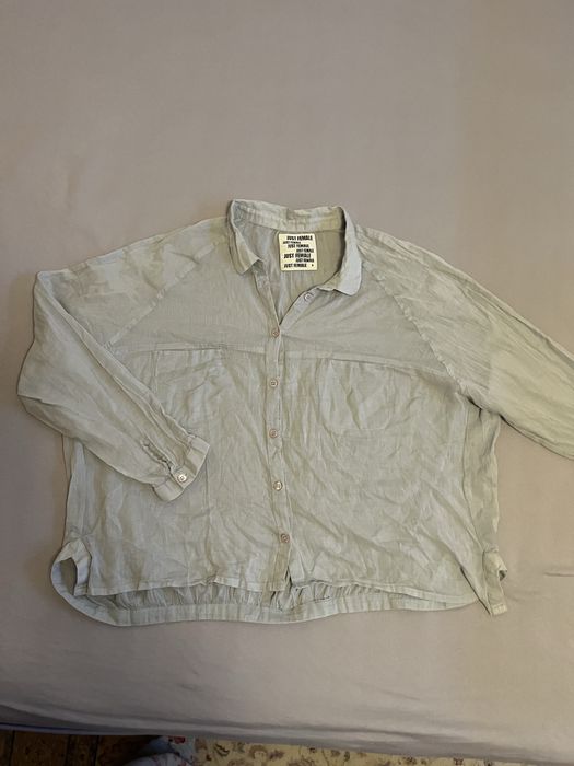 Camase dama subtire , transparenta , bleu ,S