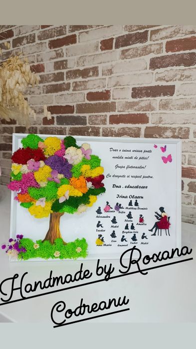 Tablouri decorate cu licheni premium