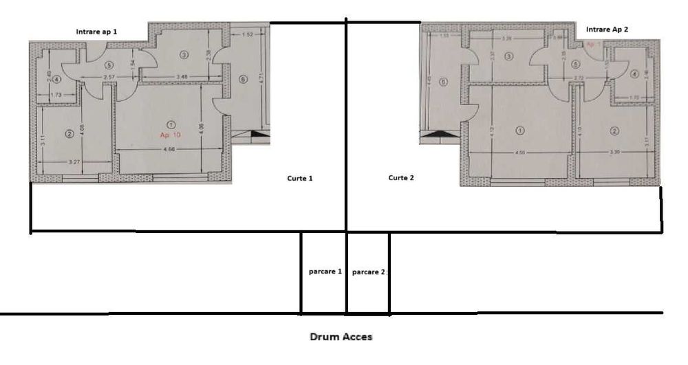 2x2 Camere cu gradina Metrou Dimitre Leonida Mobilate utilate parcari