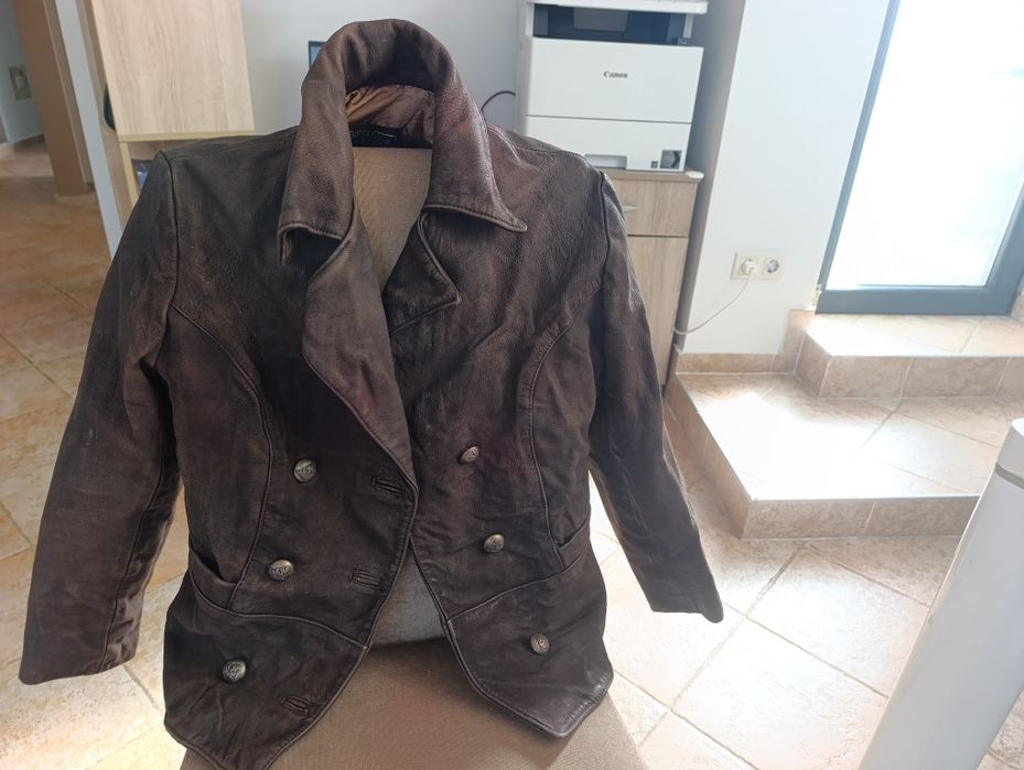 Естествена кожа Кожено яке