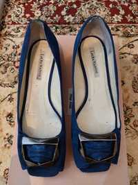 Туфли синие Laura Mannini 40 размер
