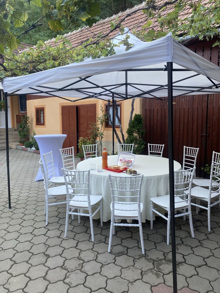 Inchiriez pavilion cort mese scaune evenimente mici