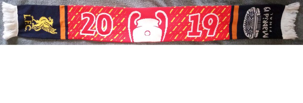 шал от финала на Шампионска Лига 2019 Ливерпул - Реал