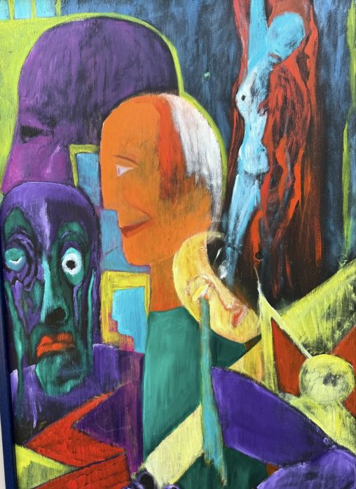 Tablou pictura compozitie suprarealista