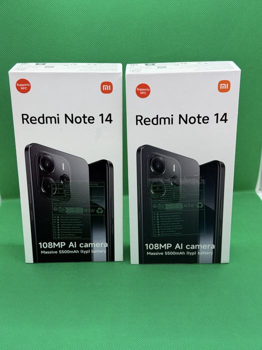Xiaomi Redmi Note 14 256/8 Negru/ Verde
