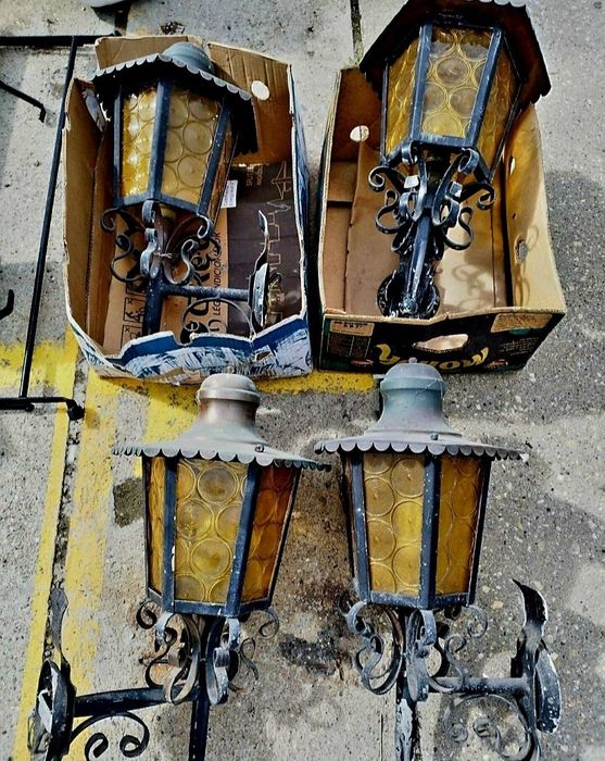 Lampa de strada antic 250cm.Masa fonta vechi