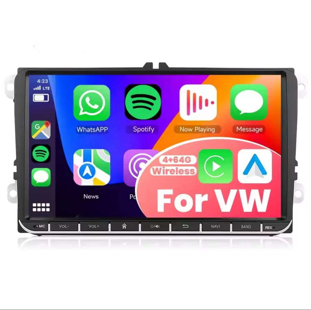Navigatie Carplay 4GB Golf 5 6,Passat B6 B7,Touran,Skoda,Seat NOUA