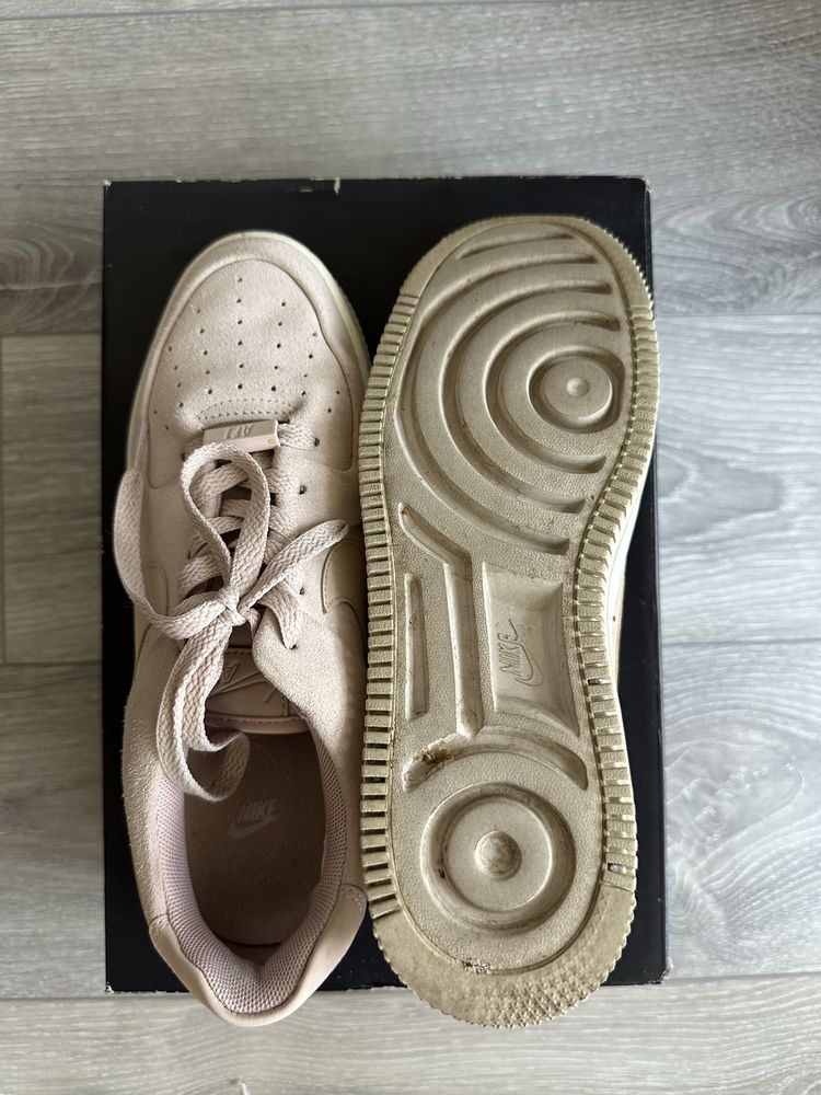 Дамски Nike AF 1 Sage Low - Размер 40.5 - Естествен велур