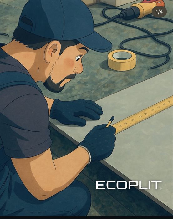 Ecoplit внутренний гипсакриловые панели