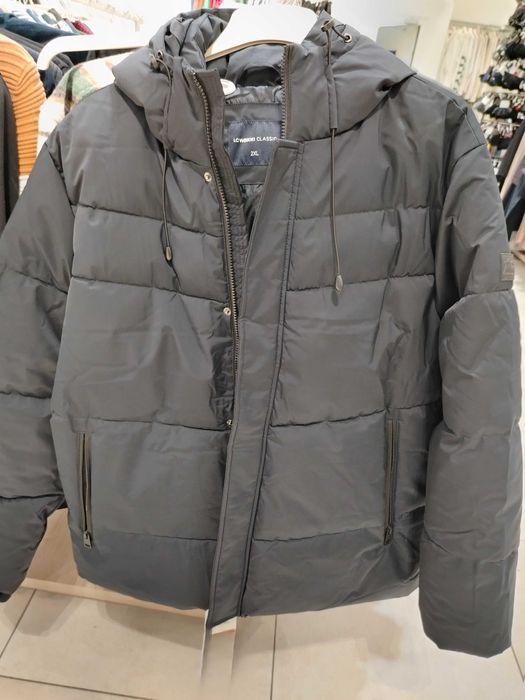 Новый Пуховик/разм - L, XL, 2XL/ куртка с капюшоном осень - весна зима