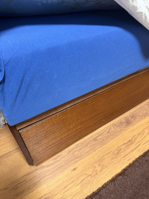 Легло, цвят орех -  190х100см