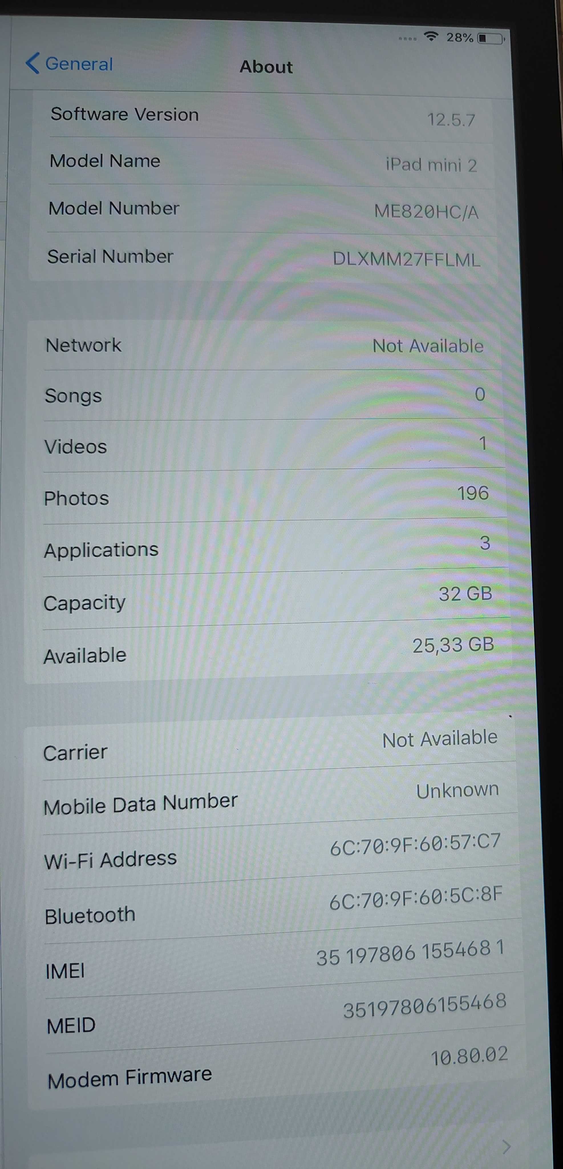 Apple iPad mini 2, Space Gray, Cellular 32GB