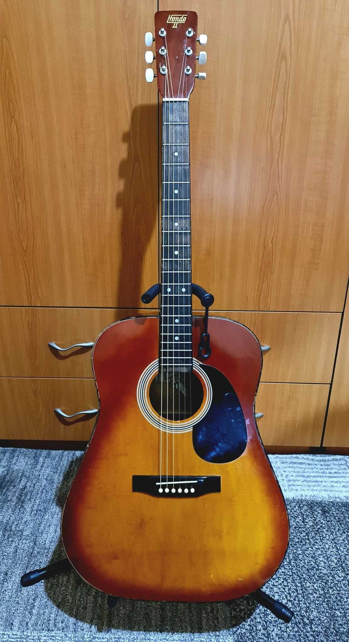 Chitara acustica vintage Hondo II (1980s) Made in Korea