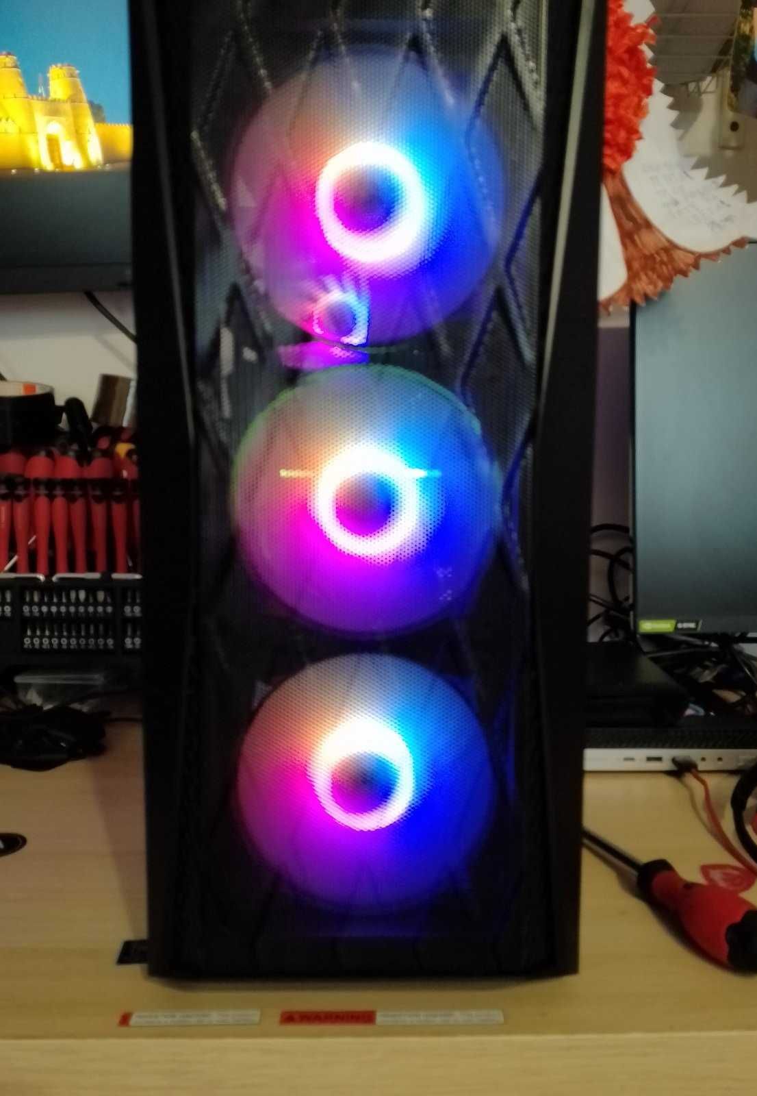 Гейм Комп Ryzen 5 5500/RTX3060Ti/16GB -3000/500GB NVMe SSD