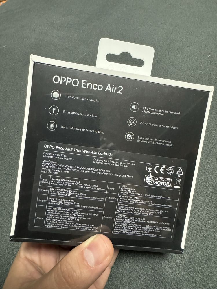 Casti Oppo Enco Air2 Earbuds - sigilate