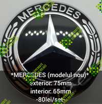Capace jante aliaj Mercedes modelul nou 75mm /65mm GLC,  GLE, GLS etc
