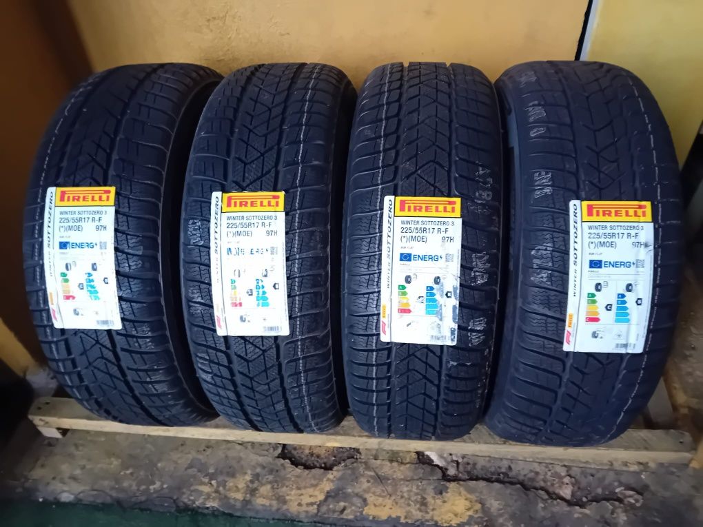 225 55 17 Pirelli DOT 2022 iarna runflat NOI