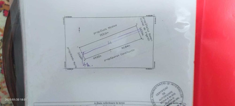 Vând teren intravilan 7000mp