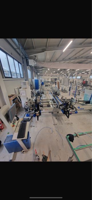 Vand linie de sudat la 4 capete CNC