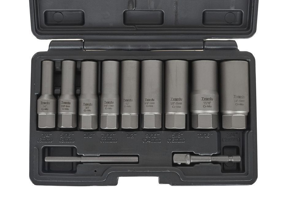 Set chei tubulare lungi pentru suruburi uzate 6-19mm