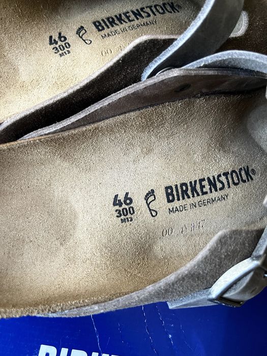 Birkenstock Чехли Boston (Concrete Gray) Размер 46