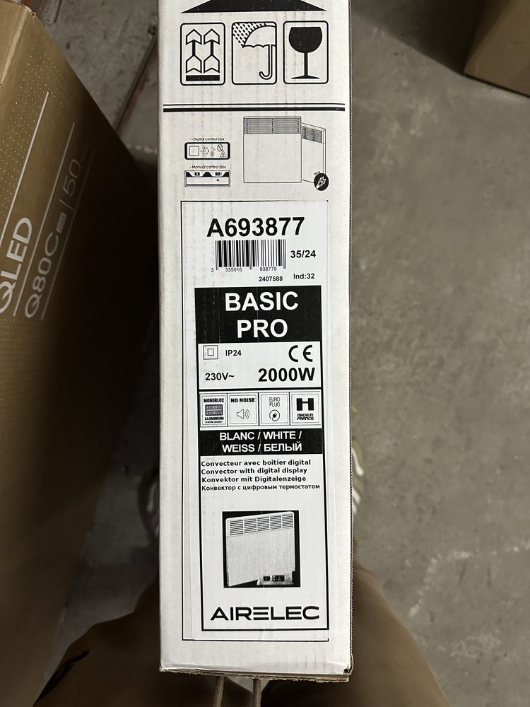 „Конвектор Airelec Basic Pro 2000W – почти нов, френско производство“